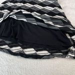 ECI  New York‎ Fit & Flare Dress Womens 8 Black White Geometric Sleeveless Lined Photo 11