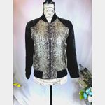 Zadig & Voltaire Billy Snake Deluxe Bomber Jacket XS fits a Small Black Photo 6