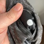 Lululemon black animal print leggings knee length below the knee size 12 Photo 6