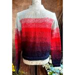 American Eagle Red Ombre Long Sleeve Mock Neck Soft  Outfitters Sweater size M Photo 9