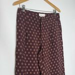  by Anthropologie Marsden Wide-Leg Pants – Size 4, Burgundy Photo 5
