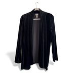 Chico's  Black Velvet Cardigan Photo 2