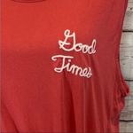 Disney /JUNK FOOD Tank Top Tie Bottom "Good Times" Red-XXL Photo 1