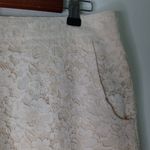 Tulle Highwaisted Women Lace Shorts Size 6 Tan Photo 2