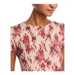 L'Agence  Ressi Tan Multi Ganado Print Crew Neck Tee Shirt Petite Small NWT Photo 13