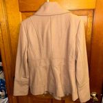 Nine West NWOT Peacoat Sz 12 Tan Wool Blend Double Breasted Photo 2