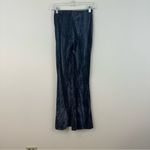 Urban Outfitters  Blue Gray Velvet Ruched Front Flare Pants Size XS Photo 4