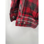 Woolrich Shirt Womens Red Long Sleeve Wool Blend Button-up Plaid Large Photo 4