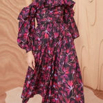 Ulla Johnson NWT Caprice Ruffled Floral Print Midi Dress Zinnia Sz 2 $550 Photo 0
