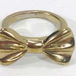 Bow Ring, Gold Tone, Size 5.25 Photo 4