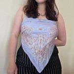 Anthropologie NWT lavender purple paisley bandana scarf Photo 0