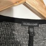 Eileen Fisher Collarless Ponte Tweed Zip Blazer Jacket Size Small Photo 6