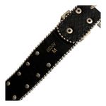 Rhinestone Studded Black BELT 34 Photo 2