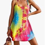 AI'MAGE Womens Spaghetti Strap Cover Up Sleeveless Bathing Suit Coverups Pink Size XL Photo 0