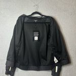 True Religion  Jacket Womens XL Black Mesh Color Block Zip Up‎ Jacket NEW Photo 4
