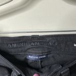 American Eagle Black Distressed Hi-Rise Jegging Crop Jeans Women's 2 Regular Photo 3