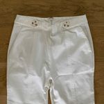 Tularosa  Straight Leg Pants With Button Detail in White Photo 1
