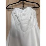 Lulus NWT Eternal Gratitude White Floral Embroidered Strapless Maxi Dress Sz S Photo 6