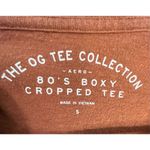 Aero “Mexico City” Graphic Square Cropped Tee Brown Photo 2