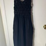 Aerie Black Crochet Maxi Dress Photo 2