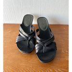 a.n.a . Women’s Slip On Strappy Sandal Heels Black Size 8M Sku 0300 / 2771 Photo 3