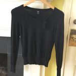 Gap Vintage Sweater w/ Bow Tie Accent Collar Black - Sz S Photo 0
