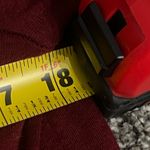 Red Loose Tunic Sweater Pullover long sleeve dress M Size M Photo 9