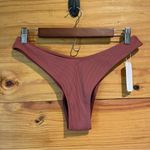 Somerfield Swim Reethi High Cut Cheeky Ribbed Bikini Bottom in Bloom Large NWT Photo 2