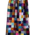 VTG Handmade Patchwork Maxi Skirt 70s Seventies Boho Bohemian Fall Women's M/L Pink Size M Photo 0