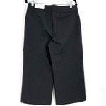 Ann Taylor NWT  Houndstooth High‎ Rise Cropped Wide Leg Pants Black Gray Medium Photo 3