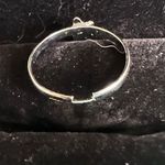 Women’s Stainless Steel Silver Adjustable Stacking Ring Size 7 Photo 1