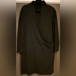 Joy Joy Black Long Sleeve Keyhole Open Back Turtleneck Dress Women's Sz Small Photo 1
