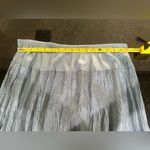 Karen Kane  Steel Blue Crushed Crinkle Maxi Skirt Sz L whimsical fairy Photo 5