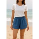Marine layer Womens Gauze Cotton Shorts Size Small Casual Everyday Beachy Blue Photo 1