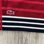 Lacoste Striped Sweater Dress Long sleeve Merino Wool Size 44 Women’s Casual Photo 6