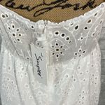 Simplee Apparel Simplee White Eyelet MIDI Dress Photo 3