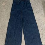 Anthropologie Pilcro & The Letterpress Denim Overall Bib Jumpsuit Plunging V 2 Photo 0