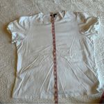 J.Crew Broken In Jersey Puff-Sleeve T-shirt White XL Photo 6