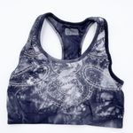 Athleta Performance Seamless Racerback Sports Bra Tie Dye Printed Size Small Photo 2