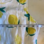 Cynthia Rowley 100% Linen Organic Lemon Knee Length Pocket Dress Size 14 Preppy Photo 7