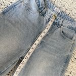 Oh Polly Cutout Back Wide Leg High Waisted Jeans Light Wash (Size 4) preppy Photo 5