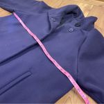 Lane Bryant  Retro Chic Plum Purple Pea Coat Cape Jacket Faux Fur Size 1X 14/16 Photo 5