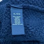 Ralph Lauren Polo  Vintage Sweater Womens Large Hooded Cable Knit Blue Size L Photo 7