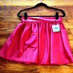 ASOS  Red Skater Skirt in Wet Look. Photo 0
