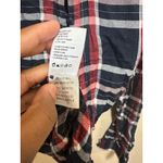 Paige  Women's Sleeveless Button Up Flannel Plaid Shirt‎ Blouse Top Large Photo 6