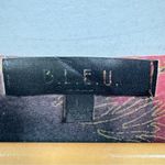 3/4 Sleeve Floral Print Top w Mesh Trimmed V Neckline & Beaded Medallions Bleu Size L Photo 8