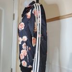 Adidas Originals Firebird Floral Roses Track Jacket Small Black Photo 5