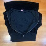 Juicy Couture  Pam Gela Velour Zip Sleeveless Sweatshirt Black Women's Large Photo 7