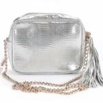 Victoria's Secret Victoria’s Secret Official Crossbody 2016 Paris Show Silver Reptile NWT Photo 2