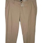 Ellos Womens Modern Stretch Chino Pants 14 Beige Tan Khaki New Photo 6